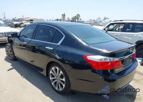 2013 Honda Accord Sport from USA, damaged, VIN 1HGCR2F57DA000550